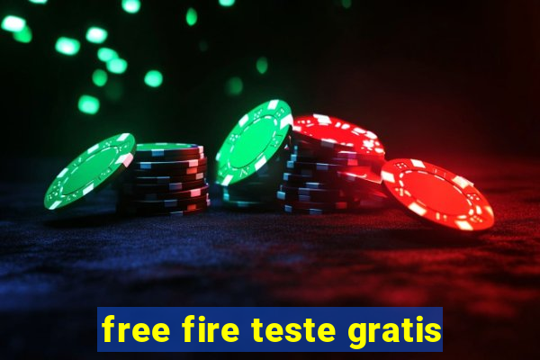 free fire teste gratis